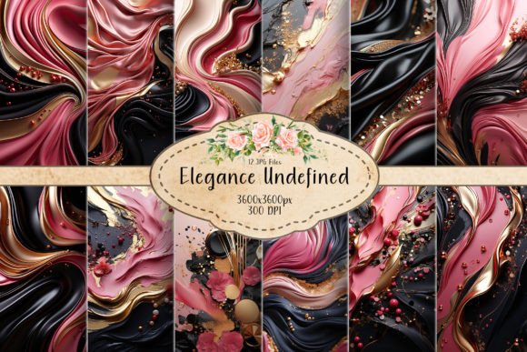Abstract Gold and Pink Backgrounds for Modern Design