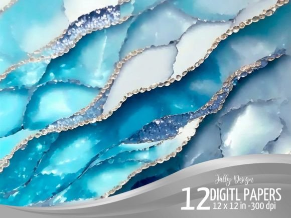 Blue Luxurious Backgrounds with Glitter: Sparkle for Modern Design