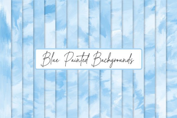 Blue Painted Backgrounds: A Trendy Aesthetic for Modern Designs