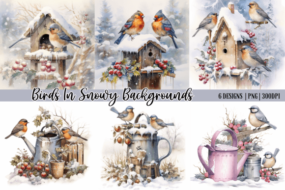 Creating Winter Magic: Using Birds in Snowy Backgrounds