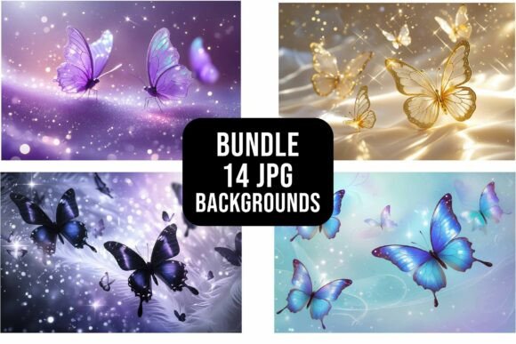 Dreamy Butterfly Backgrounds Bundle: A Designer's Quick Start
