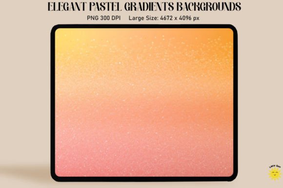 Orange Pink Pastel Gradient Backgrounds: A Designer's Go-To Asset