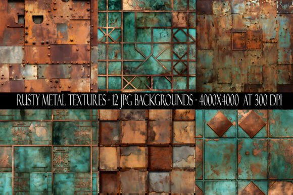 Rusty Metal Texture Backgrounds: Industrial Grit for Authentic Design