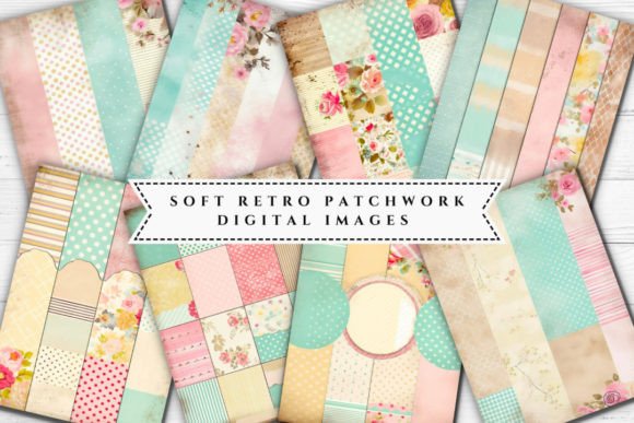 Shabby Chic Retro Backgrounds: Soft Textures for Modern Projects