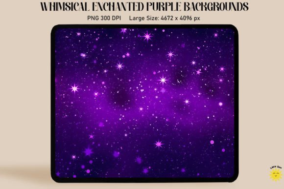 Transform Projects with Purple Space with Stars Backgrounds