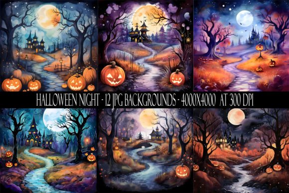 Unlock Spooky Creativity with Halloween Night Backgrounds